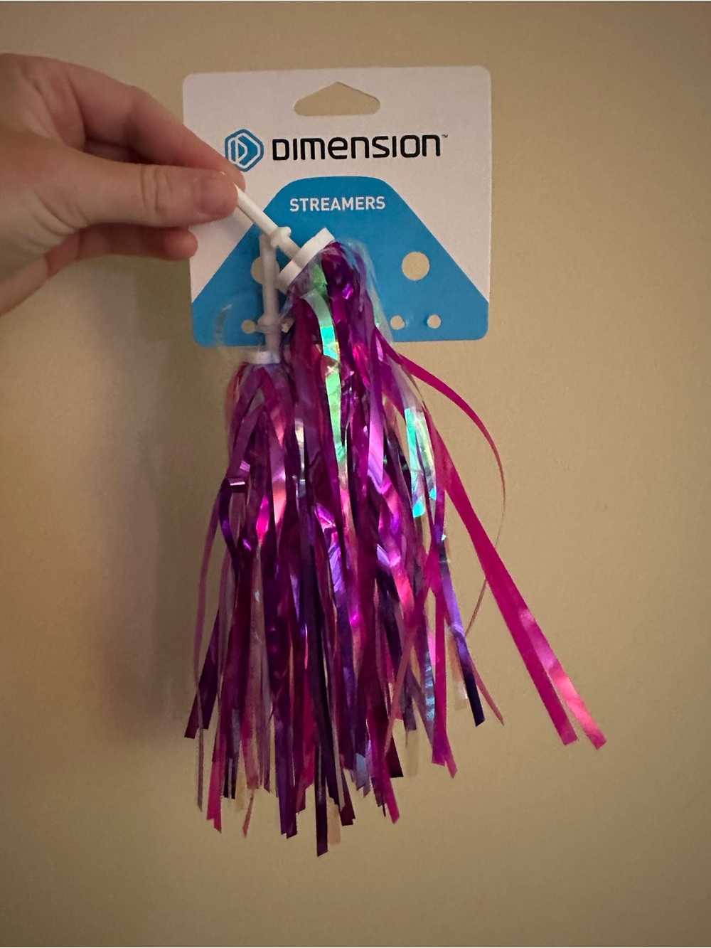 Pink Metallic Kid’s Bicycle Streamers